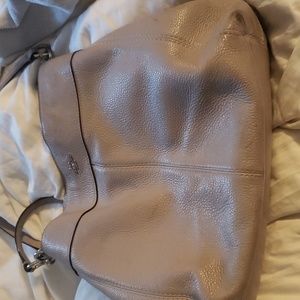 Gorgeous coach bag dove gray 12 by 9